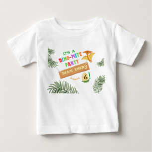 Roar into Colour: Stunning Dinosaur  Baby T-Shirt