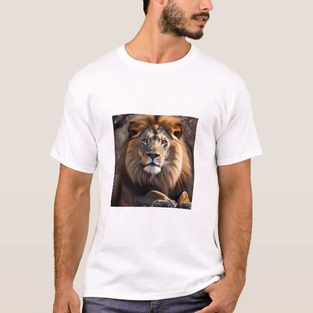 Roar of the Lion: King of the Jungle" T-Shirt (Front)