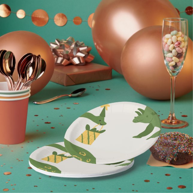 Roar Party Animals Birthday Paper Plate (Multi)