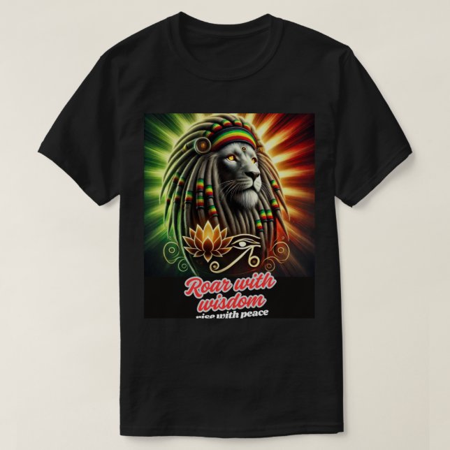 ROAR WITH WISDOM BHM2025 T-Shirt (Design Front)