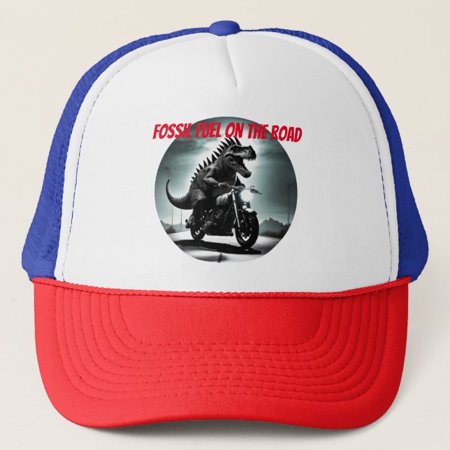 Roarin' Road Trip T-Rex Trucker Hat (Front)