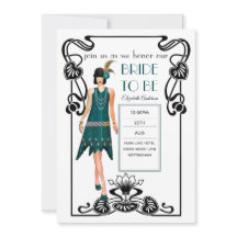Roaring 20s Flapper Gangster Wedding Bridal Shower