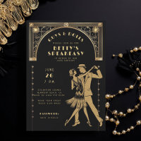 Roaring 20s Gatsby Flapper Speakeasy Chic Birthday