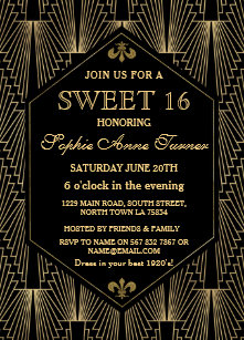 Gatsby Invitations Zazzle Ca