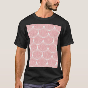 Roaring '20s Linear Scales: Elegant Pattern T-Shirt