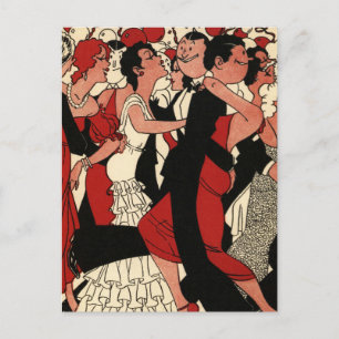 Roaring 20s postcard