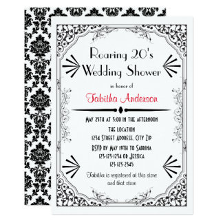 Roaring 20S Wedding Invitations 8