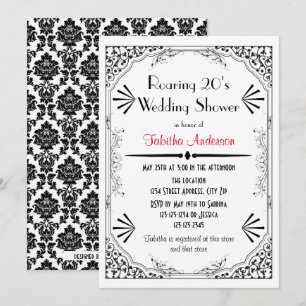 Roaring 20s - Wedding Shower Invitation