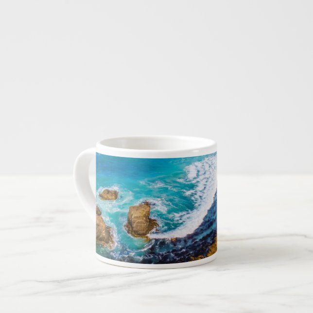 Roaring Bay At Nugget Point Espresso Cup (Front Left)