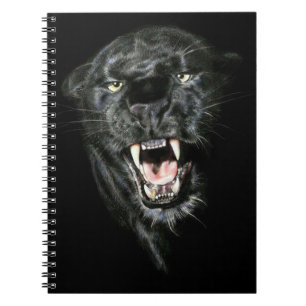 Roaring Black Panther Notebook