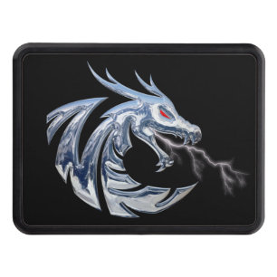 Roaring Dragon Lightning Trailer Hitch Cover