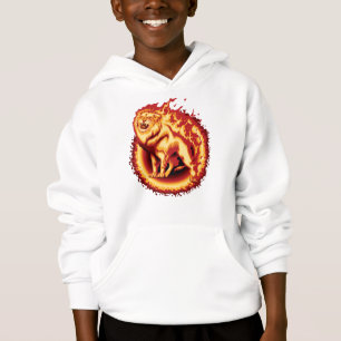 Roaring Fire Lion Hoodie