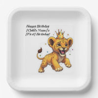 Roaring Fun! Baby Lion King Birthday Party