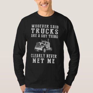 Roaring Fun: Trucks Unite All Genders! T-Shirt