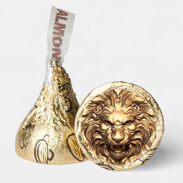 Roaring Gold Lion Head Hershey's Candy Favours