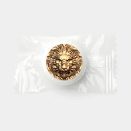 Roaring Gold Lion Head Hershey's Candy Favours