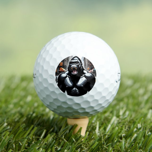 roaring gorilla titlist  golf balls (Insitu Tee)