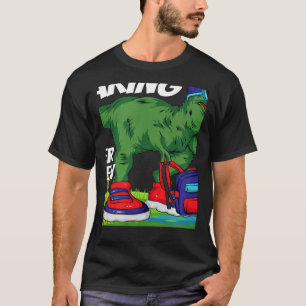 Roaring into Kindergarten Dinosaur Rex Back to Sch T-Shirt
