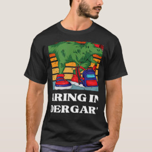 Roaring into Kindergarten Dinosaur Rex Back to Sch T-Shirt