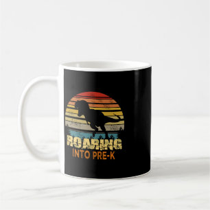 Roaring Into Pre-k Dinosaur Byck To School First D Coffee Mug