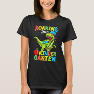 Roaring Kindergarten Dinosaur Rex Back To School B T-Shirt