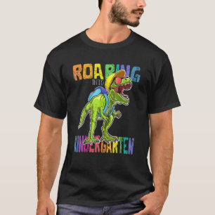 Roaring Kindergarten Dinosaur Rex Back To School B T-Shirt
