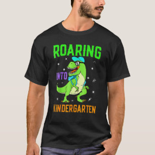 Roaring Kindergarten Dinosaur Rex Back To School B T-Shirt