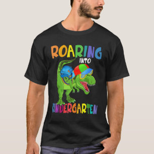 Roaring Kindergarten Dinosaur Rex Back To School K T-Shirt
