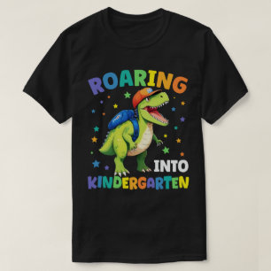 Roaring Kindergarten Dinosaur T Rex Back To School T-Shirt