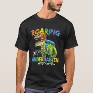 Roaring Kindergarten Dinosaur T Rex Back To School T-Shirt