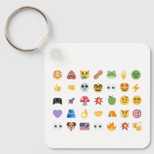 Roaring Kitty 35 Emoji Timeline GME MOASS DFV meme Keychain