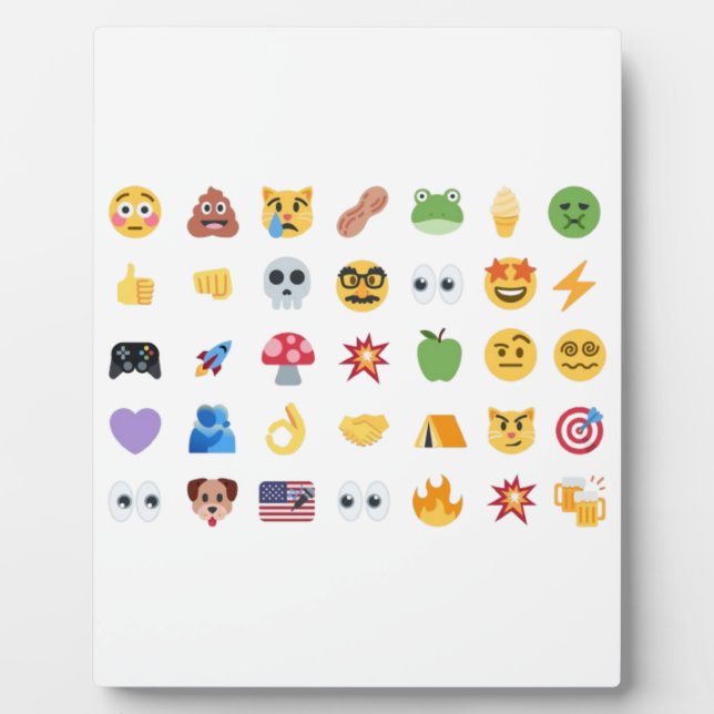 Roaring Kitty 35 Emoji Timeline GME MOASS DFV meme Plaque (Front)