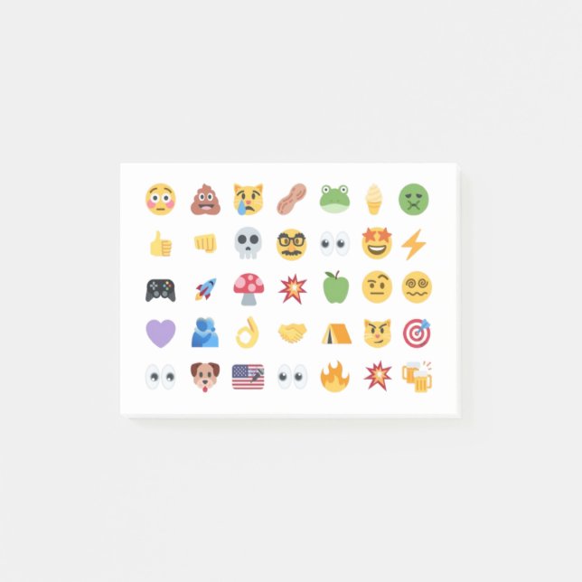 Roaring Kitty 35 Emoji Timeline GME MOASS DFV meme Post-it Notes (Front)