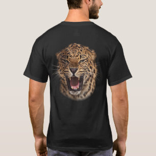 Roaring Leopard Wildlife T-Shirt