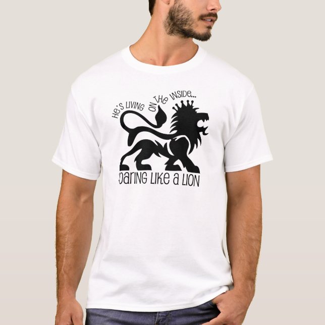 Roaring Like A Lion T-Shirt (Front)