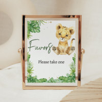 Roaring Lion Baby Shower Favours