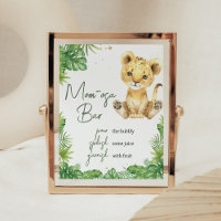Roaring Lion Baby Shower Mom Osa Bar