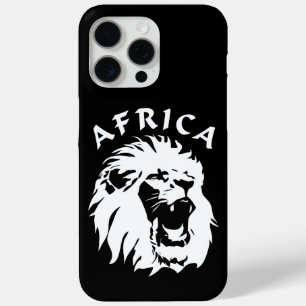 Roaring Lion Face   Africa iPhone 15 Pro Max Case