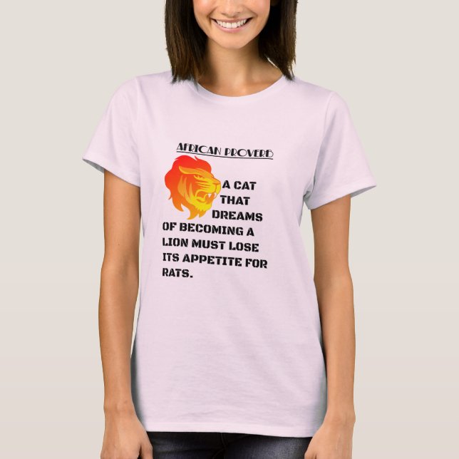 Roaring Lion Head T-Shirt (Front)