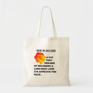 Roaring Lion Head Tote Bag