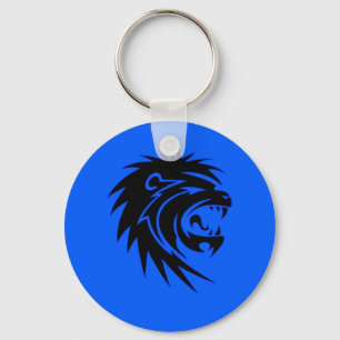 Roaring lion keychain