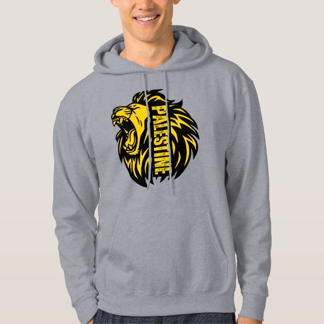 Roaring Lion Palestine Hoodie – Strength (Front)