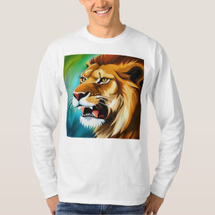 Roaring Lion Side Posed Portrait-57566 T-Shirt