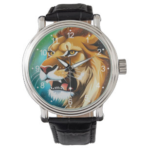 Roaring Lion Side Posed Portrait-57566 Watch