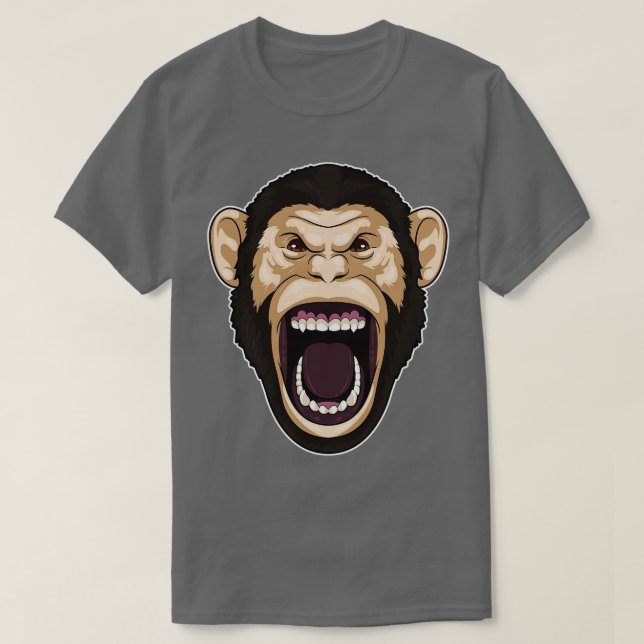 Roaring Monkey 2 T-Shirt (Design Front)