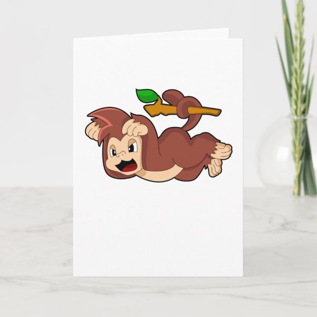 Roaring Monkey Card (Front)