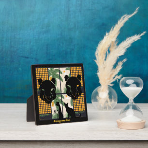 Roaring Pumas Hearts  Plaque