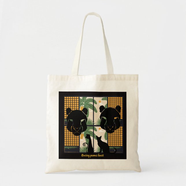 Roaring Pumas Hearts  Tote Bag (Front)