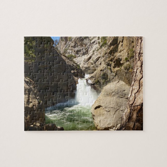 Roaring River Falls at Kings Canyon National Park Jigsaw Puzzle (Horizontal)