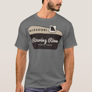 Roaring River State Park Missouri Welcome Sign T-Shirt
